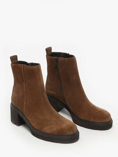 Bottines à Talon En Cuir Gabor Marron accessoires 14 vue secondaire 1