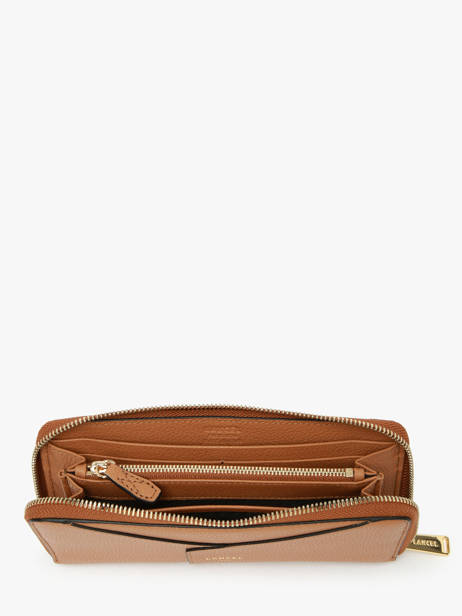Portefeuille Enveloppe Cuir Lancel Marron enveloppe A13711 vue secondaire 1