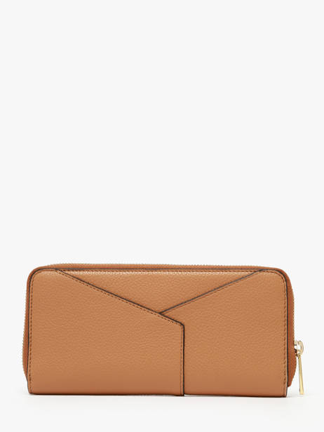 Portefeuille Enveloppe Cuir Lancel Marron enveloppe A13711 vue secondaire 2