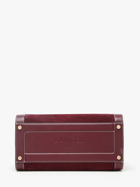 Sac Bowling M Bcbg Cuir Daim Lancel Violet bcbg A13693 vue secondaire 5