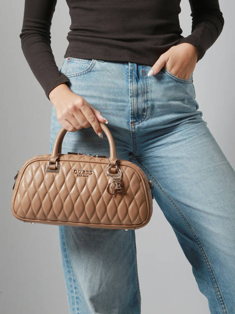 Sac Bandoulière Valla Guess Marron valla QG812205 vue secondaire 1