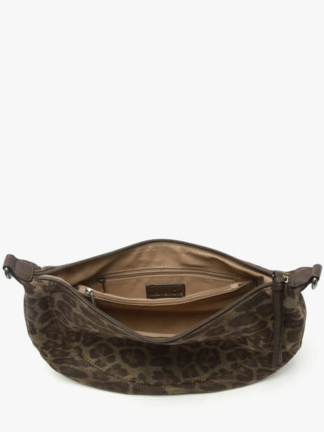 Sac Bandoulière Leopard Miniprix Vert leopard L vue secondaire 2