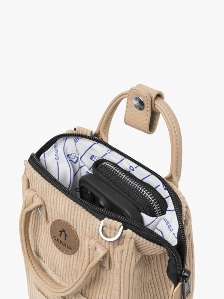 Sac Nano Bag 1 Compartiment Cabaia Beige adventurer NANOBAG vue secondaire 1
