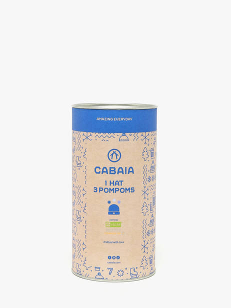 Beanie Cabaia Brown hats PEGUCLUB other view 2