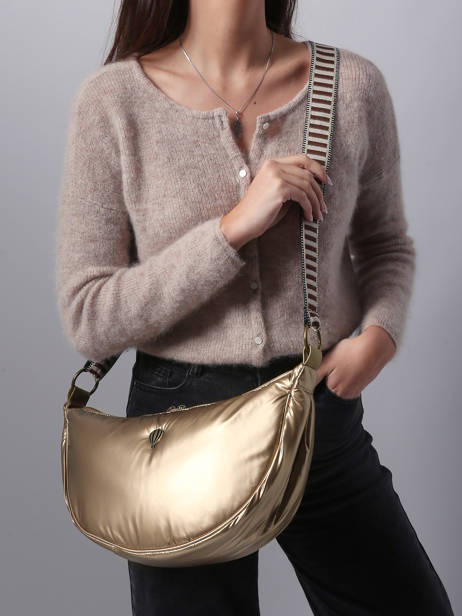 Sac Bandoulière Doudoune Polyester Le voyage en panier Or doudoune AHP230 vue secondaire 1