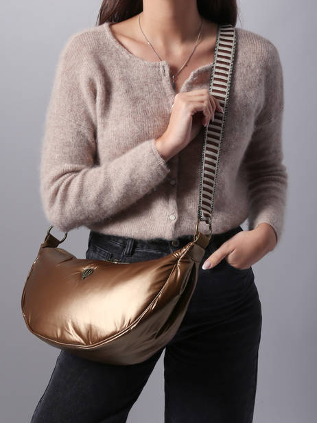 Sac Bandoulière Doudoune Polyester Le voyage en panier Marron doudoune AHP230 vue secondaire 1