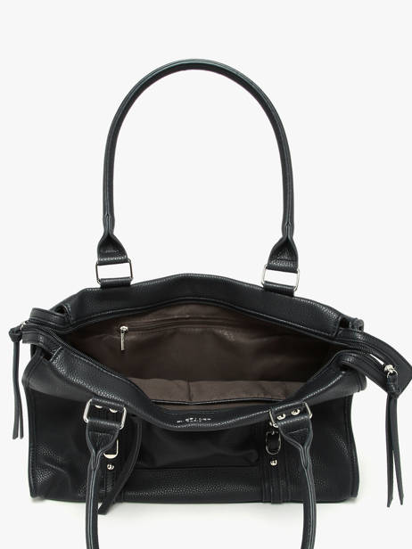 Sac Porté épaule A4 Grained Miniprix Noir grained F8533 vue secondaire 2