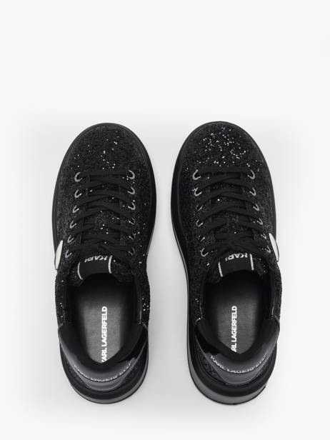 Sneakers En Cuir Karl lagerfeld Noir women KL63531N vue secondaire 3