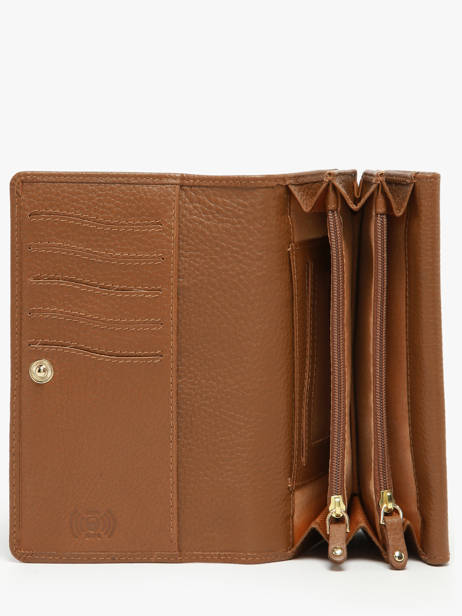 Portefeuille Caviar Cuir Crinkles Marron caviar 14001 vue secondaire 1