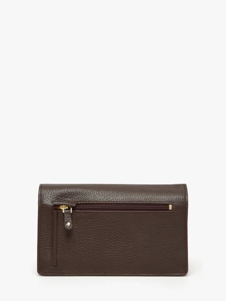 Leather Caviar Wallet Crinkles Brown caviar 14001 other view 3