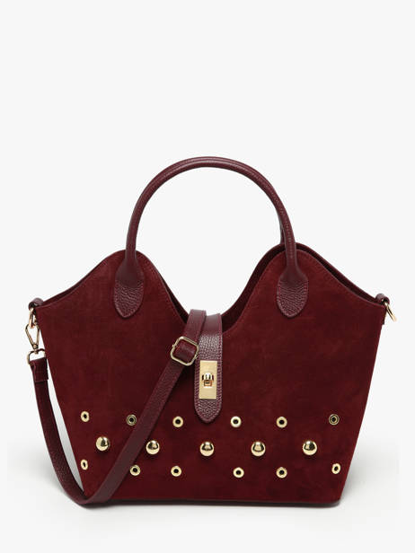 Sac à Main Velvet Studs Milano Rouge velvet studs VS25092