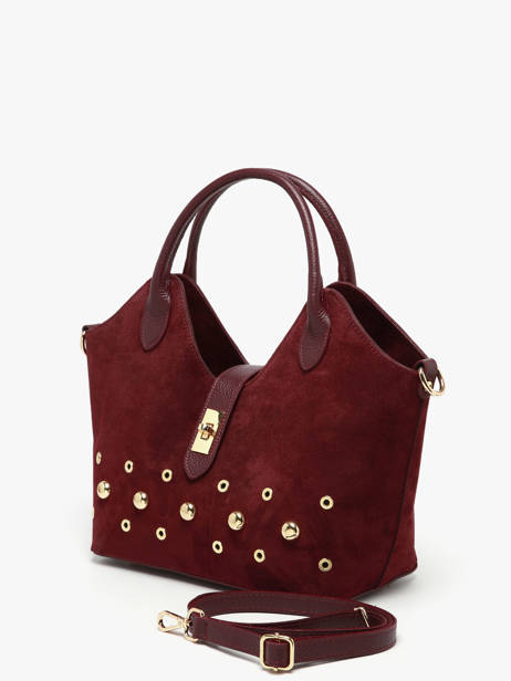 Sac à Main Velvet Studs Milano Rouge velvet studs VS25092 vue secondaire 2