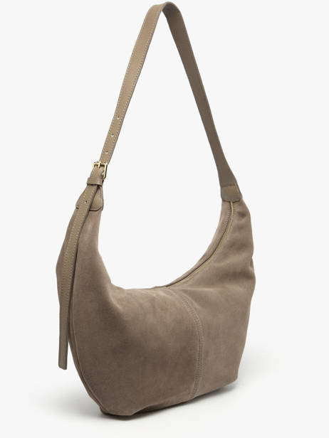 Sac Porté épaule Velvet Caviar Cuir Milano Beige velvet caviar VC25091 vue secondaire 2