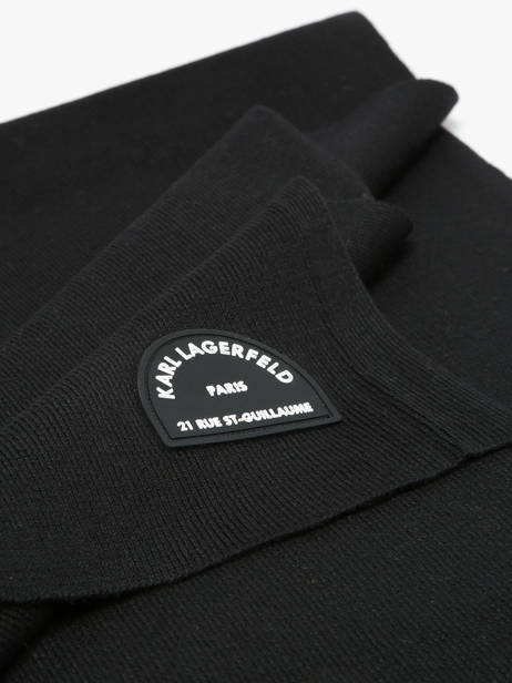 Écharpe Karl lagerfeld Noir rsg A4W33113 vue secondaire 1