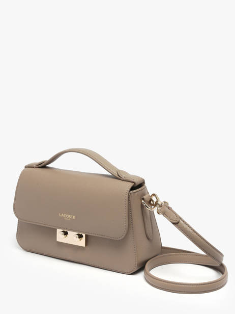 Crossbody Bag Champs Elysee Leather Lacoste Beige champs elysee NF5099PH other view 2