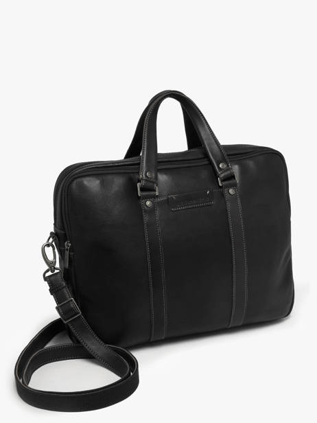 Briefcase Arthur 3 Compartments Arthur & aston Black johany 5 other view 2
