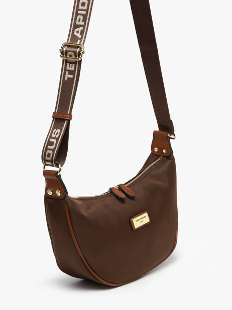 Shoulder Bag Jamie Nylon Ted lapidus Brown jamie DU43503 other view 2
