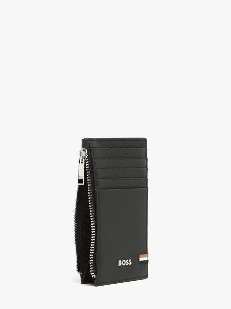Card Holder Leather Hugo boss Black iconic HLK521A other view 1