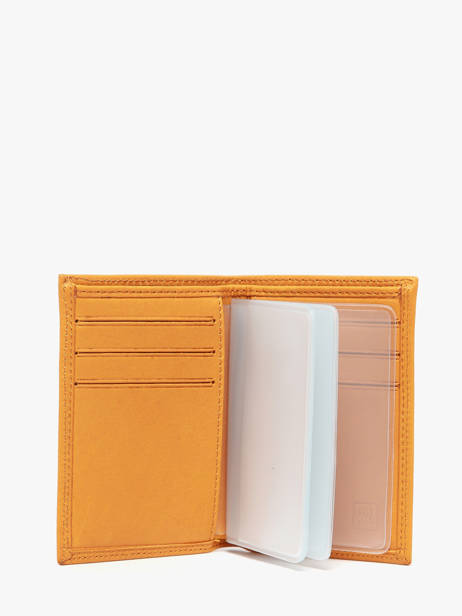 Card Holder Marina Leather Katana Yellow marina 753038 other view 1