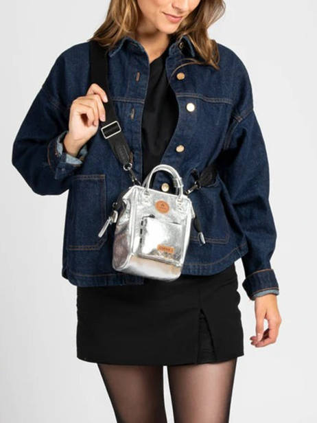 Crossbody Nano Bag Lucky Star Cabaia Silver lucky star STA other view 1