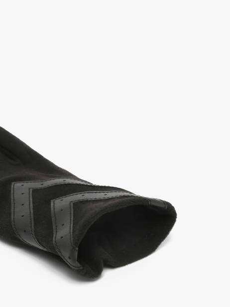 Gloves Isotoner Black women gloves 85255 other view 1