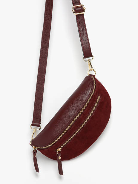 Belt Bag Milano Red velvet caviar VC24111 other view 2