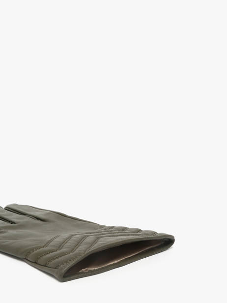 Gants Isotoner Vert women gloves 85359 vue secondaire 1