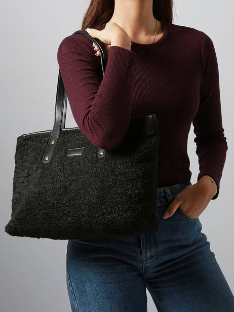 Sac Porté épaule Polaire Miniprix Noir polaire S031 vue secondaire 1