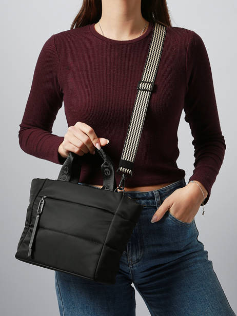 Ccrossbody Satchel Cumulus Recycled Nylon Aube Black cumulus 101CS04 other view 1