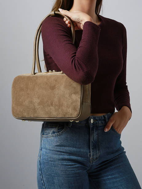 Sac Porté épaule Velvet Caviar Milano Marron velvet caviar VC25093 vue secondaire 1