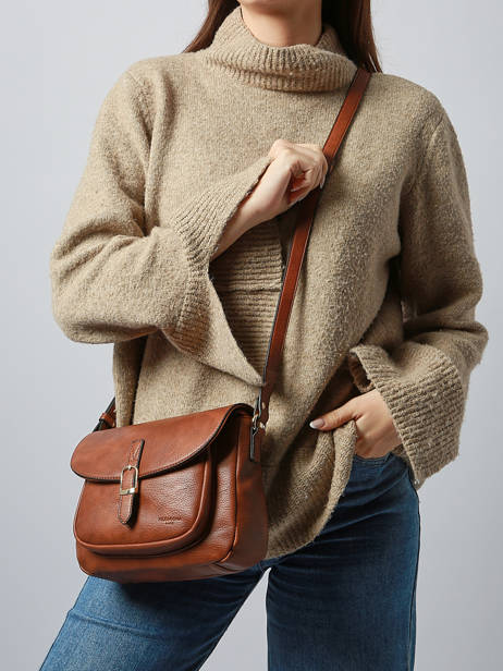 Sac Bandoulière Toscane Hexagona Marron toscane 579734 vue secondaire 1