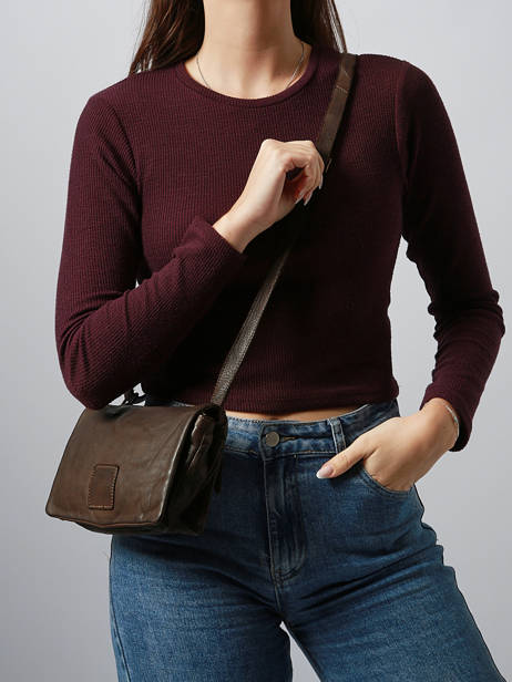 Shoulder Bag Heritage Leather Biba Brown heritage BT33 other view 1