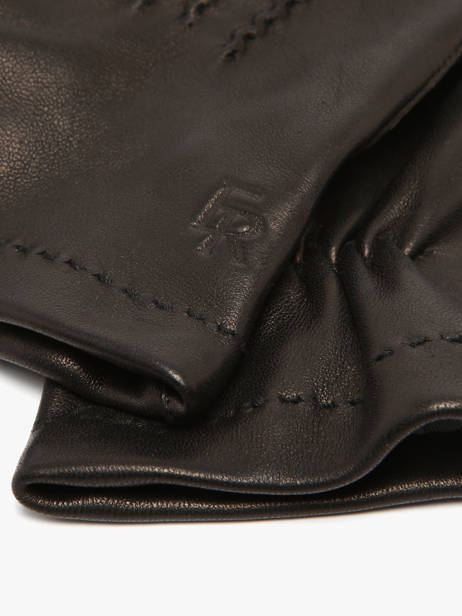 Men's Leather Gloves Etrier Black accessoires EGLO602G other view 1