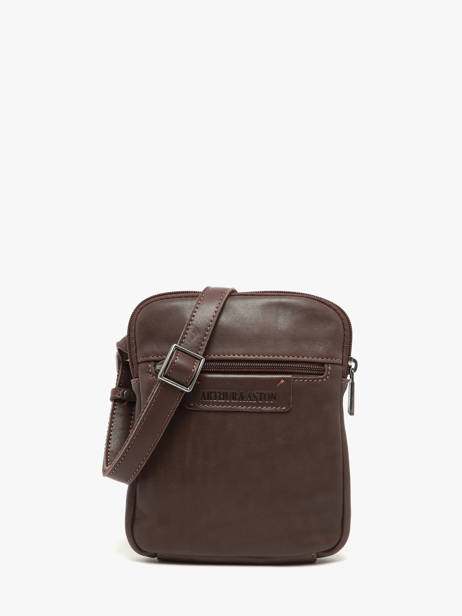 Leather Arthur Crossbody Bag Arthur & aston Brown johany 8