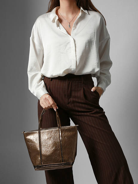 Sac Porté Main Cabas Vanessa bruno Or cabas 20V40435 vue secondaire 1