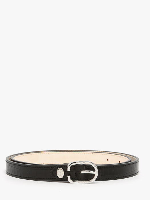 Longchamp Longchamp pocket croco Belts Black