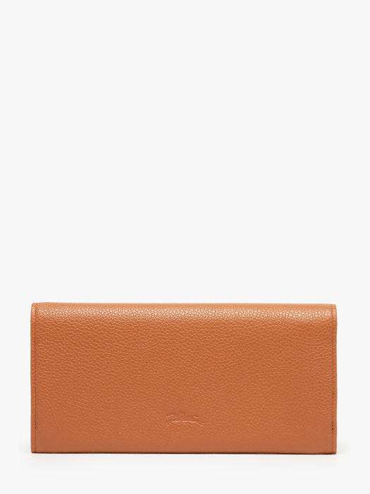 Longchamp Le foulonné Wallet Brown