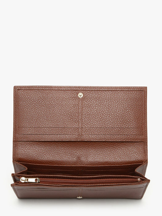 Longchamp Le foulonné Wallet Brown