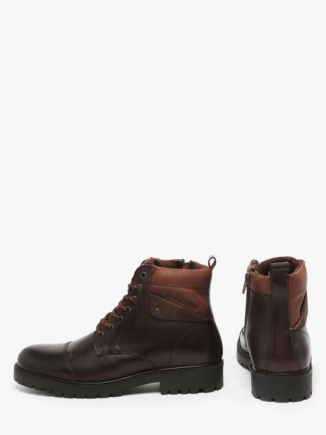 Boots Tuto En Cuir Redskins Marron men TUTO vue secondaire 2