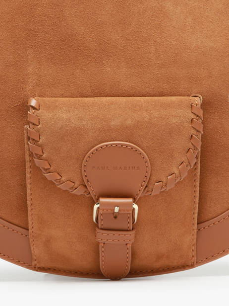 Medium Leather Hobo Bag Paul marius Brown vintage M other view 1