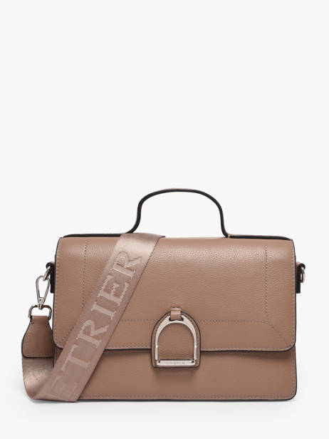 Sac Bandoulière M Altesse Cuir Etrier Beige altesse EALT048M