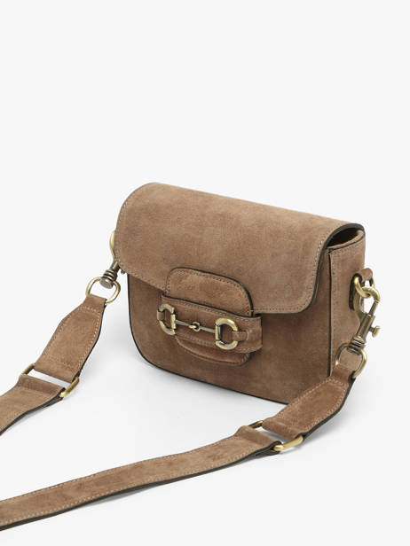 Sac Bandoulière Velvet Cuir Milano Marron velvet VE260611 vue secondaire 2