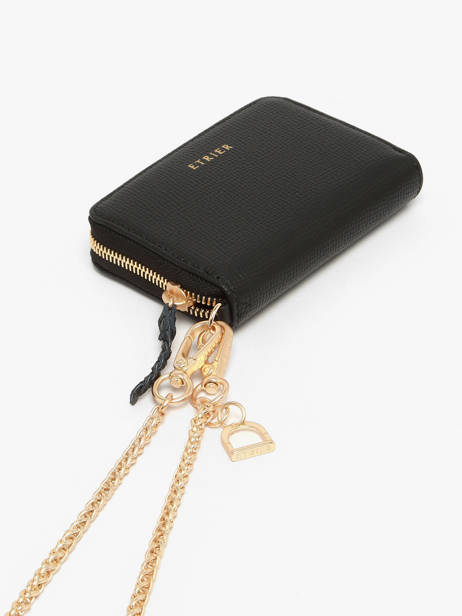 Wallet Torsade Leather Etrier Black torsade ETOS096M other view 2