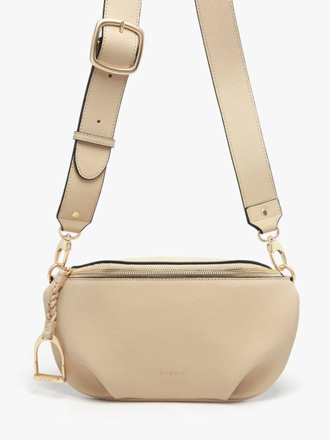 Belt Bag Torsade Leather Etrier Beige torsade ETOS022M other view 2