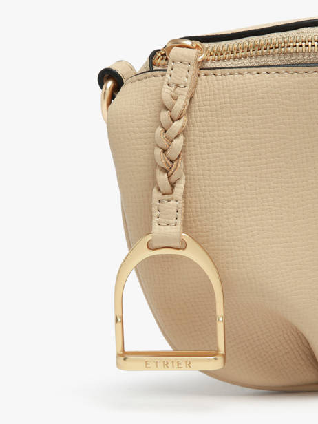 Belt Bag Torsade Leather Etrier Beige torsade ETOS022M other view 5