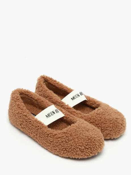 Ballerinas In Leather Moon boot Brown women D2400010 other view 1