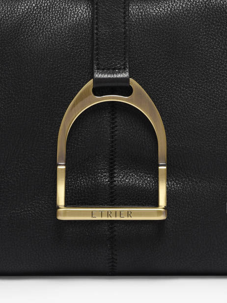 Sac Porté épaule Etalon Cuir Etrier Noir etalon EETA197S vue secondaire 5