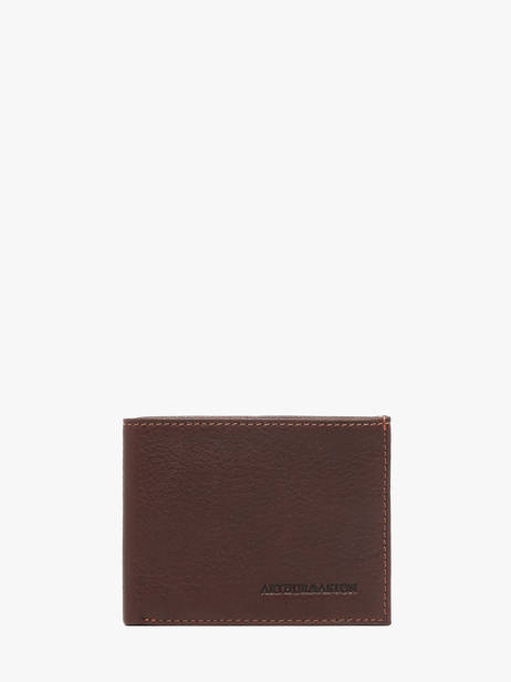 Portefeuille Ange Cuir Arthur & aston Marron ange 488
