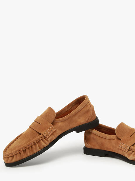 Moccasins In Leather Pavement Brown accessoires 2 other view 2