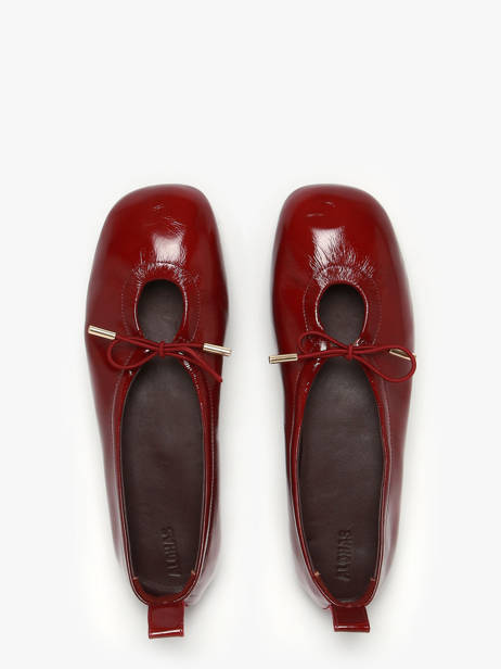 Ballerinas In Leather Alohas Red accessoires 10077602 other view 3